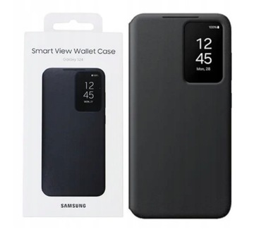 Etui Samsung Galaxy S24 Smart View Wallet Czarne Z Klapką Pokrowiec