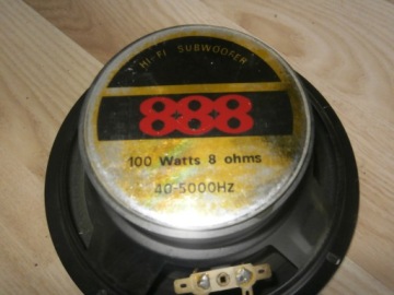 Сабвуфер 888 100Вт 8Ом 1шт. функциональный НОВЫЙ