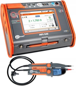 Miernik instalacji Sonel MPI-540 z cęgami F-3A + rezystancji izolacji MIC-5