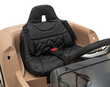 Детский автомобиль на аккумуляторе BMW i4, Золото + Бесплатный Старт + EVA + Экокожа