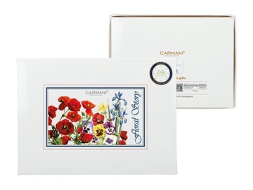 Набор 6 чайных ложек - Цветы, микс 1 (CARMANI)