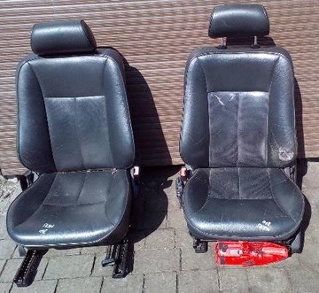 передние и задние сиденья, седан, кожа MERCEDES W210