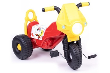 Трехколесный велосипед - Мотор HARY - красный и желтый