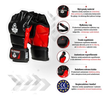 Перчатки для тренировок, спаррингов и захватов ММА М.