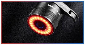 Rockbros задний светодиодный светодиодный водонепроницаемый IPX6 Интеллект