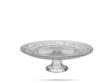 Szklana patera na ciasto tort 25 cm Piatto TADAR