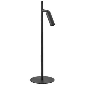 Lampa biurkowa LAGOS czarna wąska tuba minimalistyczna nowoczesna 1P