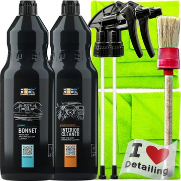 ADBL ZESTAW DO CZYSZCZENIA BONNET INTERIOR CLEANER PLASTIKI FOTELE 1L