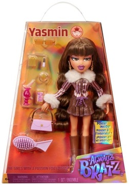 Lalka modowa Yasmin Fashion !0 Akcesoriów Bratz