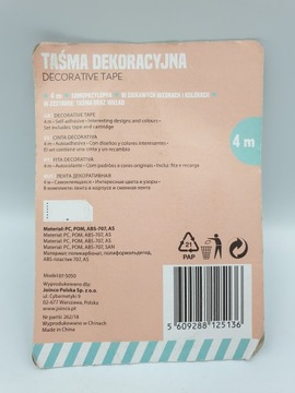 Zestaw 10 Taśm Dekoracyjnych 4m mix wzorów