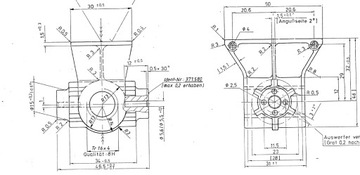Гайка трапециевидная, опорный винт AL-KO 16мм alco