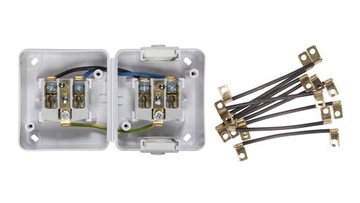 РОЗЕТКА JUNIOR ОДИНАРНАЯ ГЕРМЕТИЧНАЯ с заслонкой НАВЕРХНОСТНЫЙ МОНТАЖ внешняя 1x2P+Z