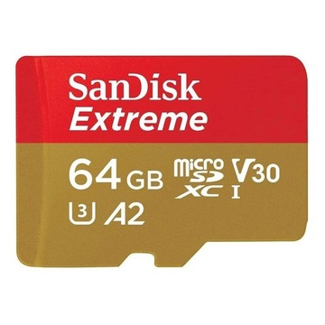 Карта памяти SANDISK Extreme SDXC 64 ГБ