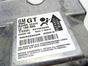 13188855 MODUL AIRBAG OPEL ASTRA H FURGON L70 1.9 CDTI 16V