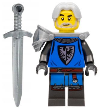 LEGO Castle - figurka, idea085, Black Falcon, rycerz