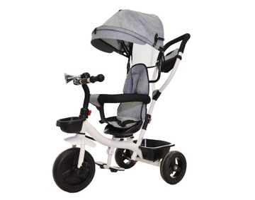 TRIKE BIKE 6in1 WALKER ПОВОРОТНЫЕ РЕМНИ СЕРЫЕ