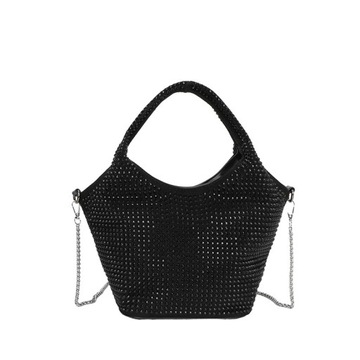 Ręczna torba na ramię Nowy Fashion Diamond Inlay Bag Torba na łańcuszku