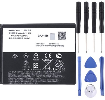 BATERIA + NARZĘDZIA do MOTOROLA E6 PLUS KC40