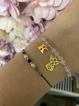 Золотой браслет, натуральные камни, АНГЕЛ, ПИСЬМО, причастие, ГРАВИРОВКА НА СЕРЕБРЕ.