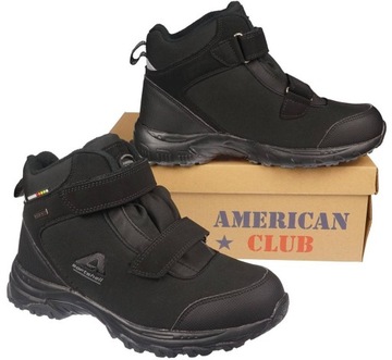 Buty zimowe młodzieżowe American Club WT-68BL 39