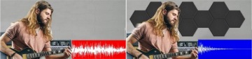 АКУСТИЧЕСКАЯ НАСТЕННАЯ ПАНЕЛЬ ШЕСТИГРАННАЯ ВОЙЛКА РОЗОВАЯ РОЗОВАЯ