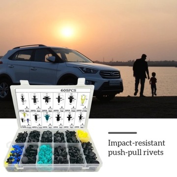 1 комплект автомобильных крепежных зажимов, прочные многофункциональные автозапчасти