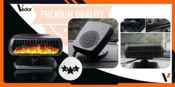 NAGRZEWNICA SAMOCHODOWA FARELKA DMUCHAWA NA SZYBE DO AUTA GRZEJNIK 12V 150W