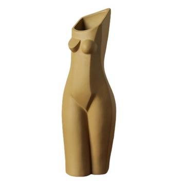 Ceramiczne kobiece ciało wazon rośliny doniczkowe