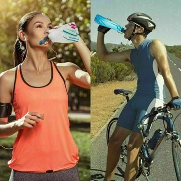 БУТЫЛКИ ДЛЯ ВОДЫ, 4 ШТ. СКЛАДНАЯ БУТЫЛКА ДЛЯ ВОДЫ ПОРТАТИВНАЯ БУТЫЛКА 700 МЛ