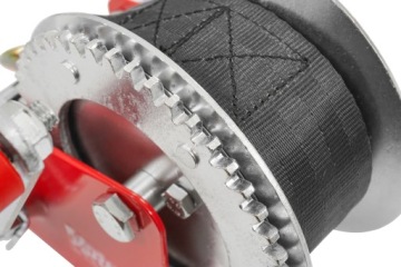 ЛЕБЕДКА, РУЧНАЯ РУКОЯТКА, РЕМЕННАЯ ЛЕБЕДКА, РУКОЯТКА 850 кг, РЕМЕНЬ 10 м.