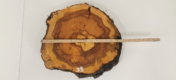 Ломтик яблока 40x40 см, дерево для стола из смолы