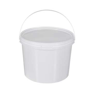 WIADRO WIADERKO PLASTIKOWE 10L Z POKRYWKĄ ATEST