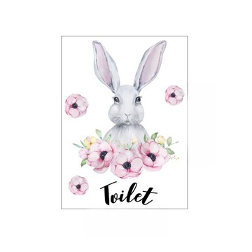 NAKLEJKI NA TOALETĘ RÓŻOWE NAKLEJKI NA SIEDZENIE 3 SZT.