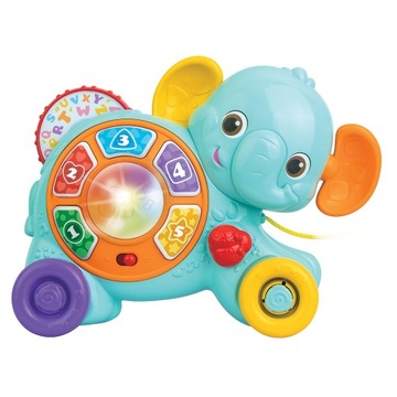 SMILY PLAY Słoń słonik do ciągania dźwięki melodie