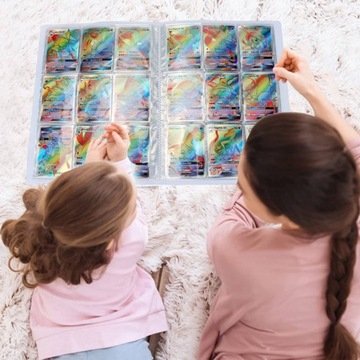 АЛЬБОМ КОЛЛЕКЦИОННЫХ КАРТ ПОКЕМОН 432 КАРТЫ БОЛЬШОГО ФОРМАТА КЛАССИЧЕСКИЙ ЖЕСТКИЙ