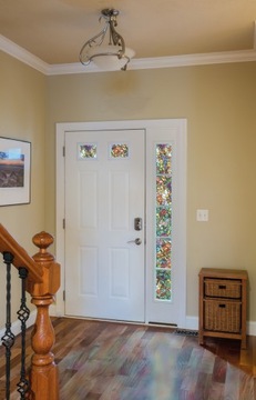 Декоративная оконная пленка Самоклеящаяся оконная крышка Витраж 45x50 см DIY