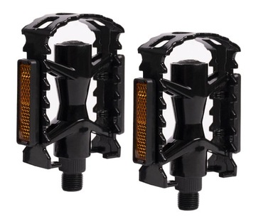 PEDAŁY ROWEROWE ALUMINIOWE MTB TREKKING FP-961 KOMPLET PLATFORMOWE