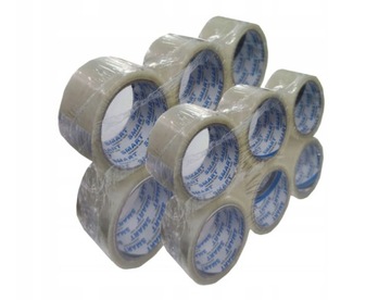 TAŚMA PAKOWA KLEJĄCA 48mm/100Y TRANSPARENT 12szt