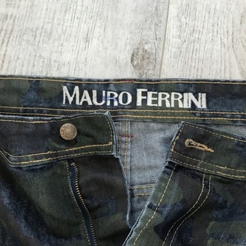 MAURO FERRINI spodenki bermudy MĘSKIE jeans XXL