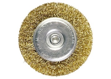 SZCZOTKA TARCZOWA Z TRZPIENIEM 100MM