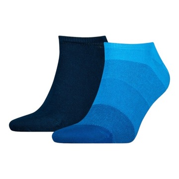 TOMMY HILFIGER SKARPETY SKARPETKI STOPKI 2P GRANATOWE/NIEBIESKIE r.39-42