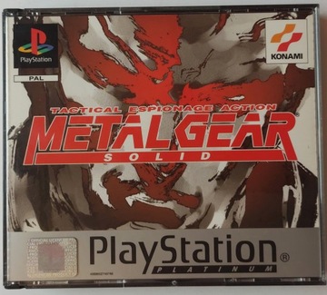 Gra Metal Gear Solid Sony PlayStation (PSX)