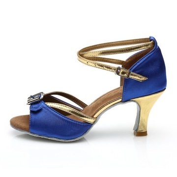 Baleriny 7cm buty taneczne z miękką podeszwą i klamrą B237-77