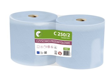 Ellis Czyściwo Przemysłowe C250/2 Niebieskie Ellis - 2 szt.