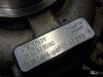 4007 C-CROSSER OUTLANDER 2.2 HDI 10R 4HN TURBÍNA TURBO 9684849580