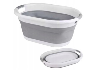 Складная силиконовая корзина для белья для общежития.