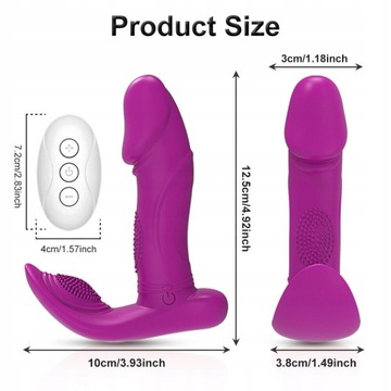 Drgający Królik Wibrator Zdalnie Sterowany Dildo