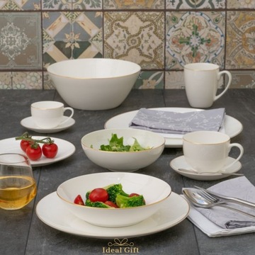 Villa Italia Boston Gold Набор тарелок на 6 человек