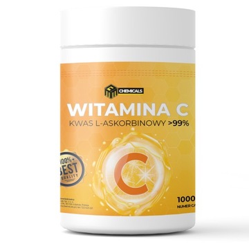 WITAMINA C kwas L-askorbinowy >99% DO BASENU 1kg SPOŻYWCZA