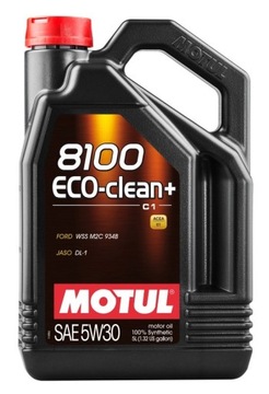 OLEJ MOTUL 5W30 5L 8100 ECO CLEAN+ C1 / LOW SAPS / WSS M2C 934B / STJLR.03.